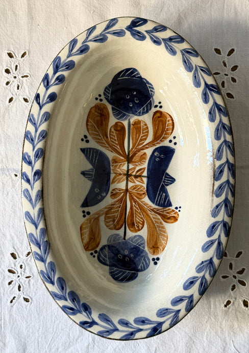 Rustik Oval Servis Tabağı (28x18cm)