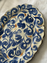 Görseli Galeri görüntüleyiciye yükleyin, Rustik Oval Servis Tabağı (36x26cm)