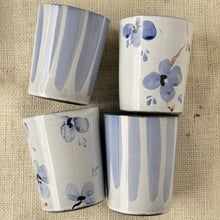 Load image into Gallery viewer, Large Blue Striped Mug (300ml)