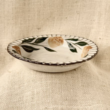 Görseli Galeri görüntüleyiciye yükleyin, Rustik Çukur Tabak (Yeşil&amp;Bej) (21cm)