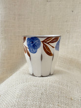 Load image into Gallery viewer, Rustic Cortado/Filter Coffee Cup (Blue&amp;Brown)