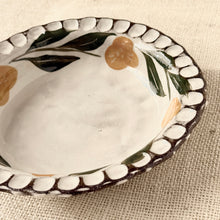 Görseli Galeri görüntüleyiciye yükleyin, Rustik Çukur Tabak (Yeşil&amp;Bej) (21cm)