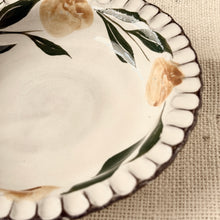 Görseli Galeri görüntüleyiciye yükleyin, Rustik Çukur Tabak (Yeşil&amp;Bej) (21cm)