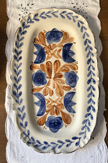 Rustik Yatay Servis Tabağı (46x30cm)